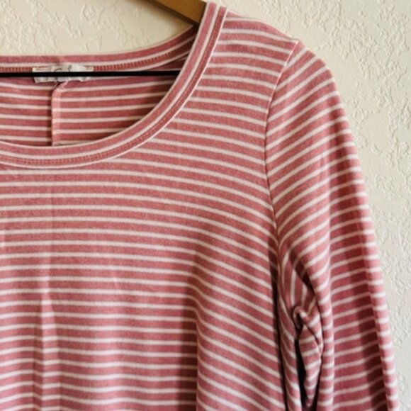 Easel Pink Striped Long Sleeve Top - Picture 2 of 7